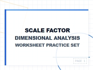 Mastering Scale Factor Through Dimensional Analysis Problems