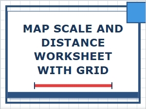 Calculating Map Distance with Grid Worksheets