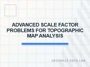 Topographic Map Analysis with Scale Factor Problems